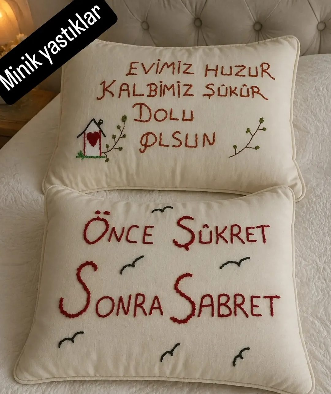 Panc el yapımı süs yastığı Kılıfı