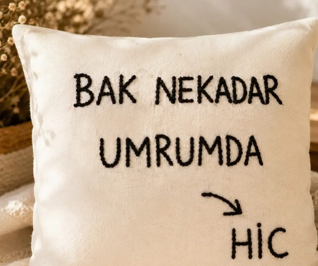 Panc el yapımı süs yastığı Kılıfı